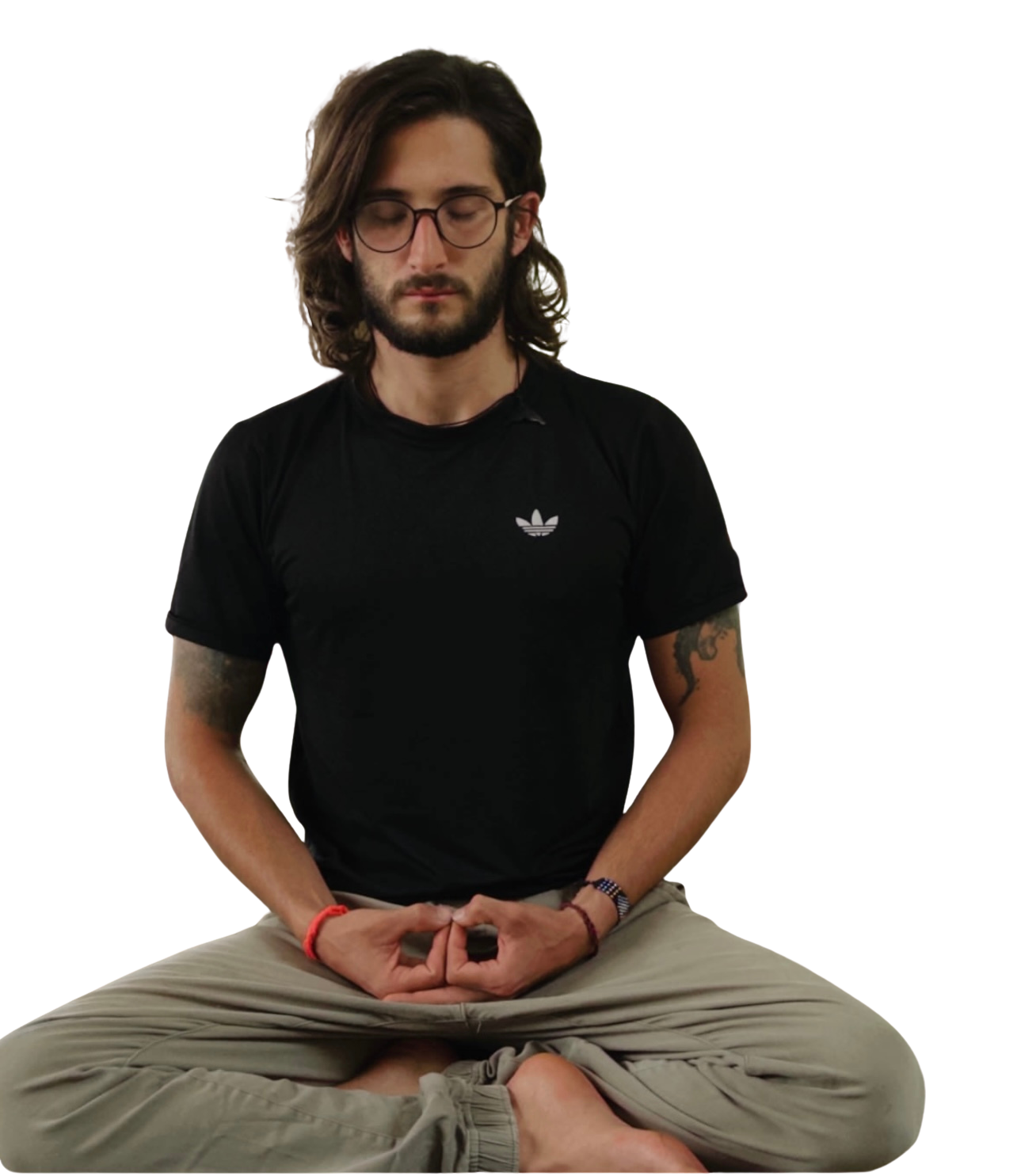 Tincho meditando